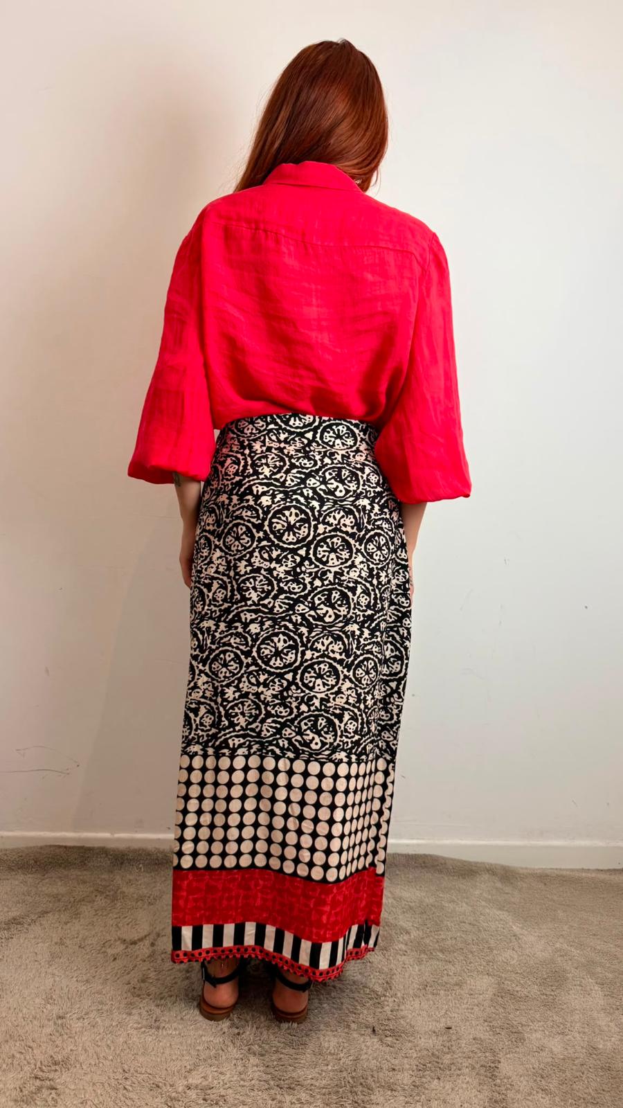 Twin Set Camicia E Gonna Pareo - Vicolo cod. TAB3013 main:sha1=a59c8d623a5d51fcb194cfaaf1d38ad4ca764f1d