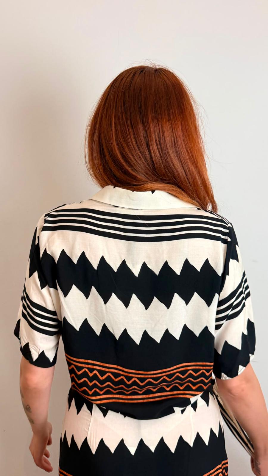 Camicia Crop Fantasia - Vicolo cod. TAB3016 main:sha1=241aa4c4c1ff5d6267db759f330278a70ca3cf65