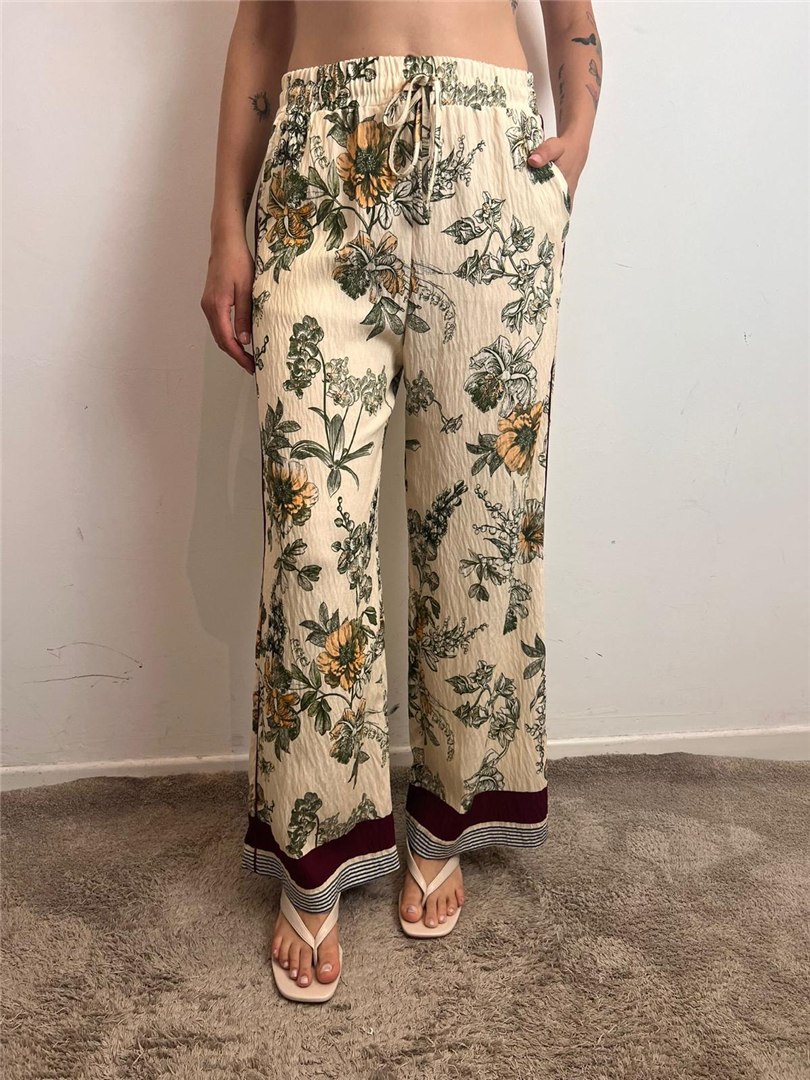 Pantalone Palazzo Con Coulisse Fantasia Floreale - Please cod. P3UZEMM000 main:sha1=b1b166a202eb920f9c86c71038356cc429bc445b