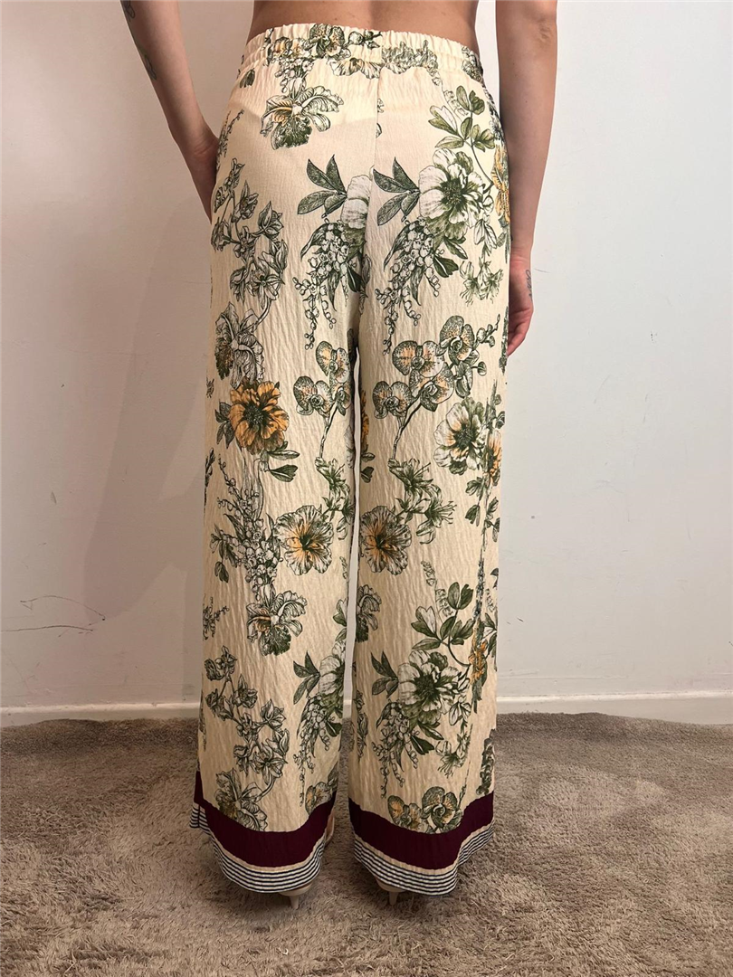 Pantalone Palazzo Con Coulisse Fantasia Floreale - Please cod. P3UZEMM000 main:sha1=ed1395075f1413225f9cf84d87fe1e3c3673763d