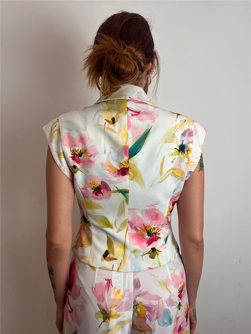 Gilet Doppiopetto Fantasia Floreale - Imperial cod. JBN7LYV main:sha1=f79b9ec4a63c2ee37c10746e7534ec9d91f40a0b