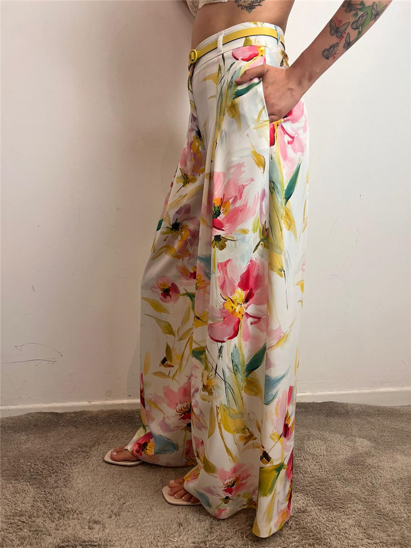 Pantalone Palazzo Fantasia Floreale - Imperial cod. P8D8LYV main:sha1=d2d97fbbb7950fb3b5f4f73ef00cf528e44fdb73