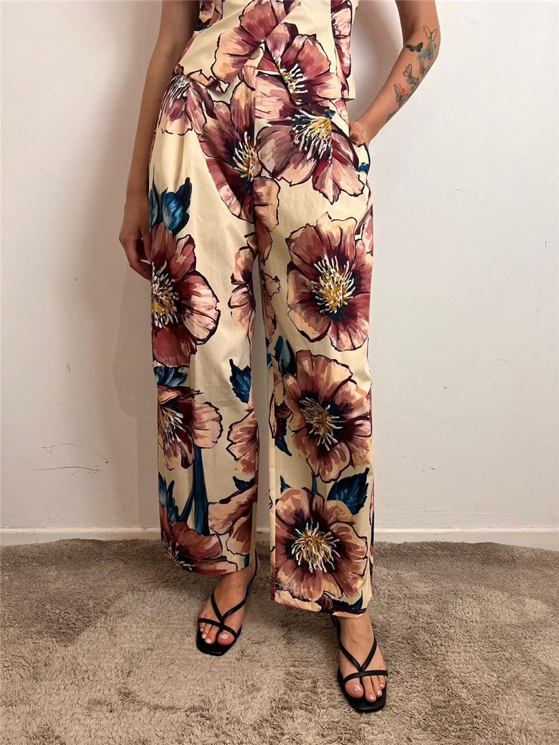 Pantalone Palazzo Fantasia Floreale - Imperial cod. P9I3LYQ main:sha1=14aaf3c82a3d4ecab3af201ce9f114b67305c87e