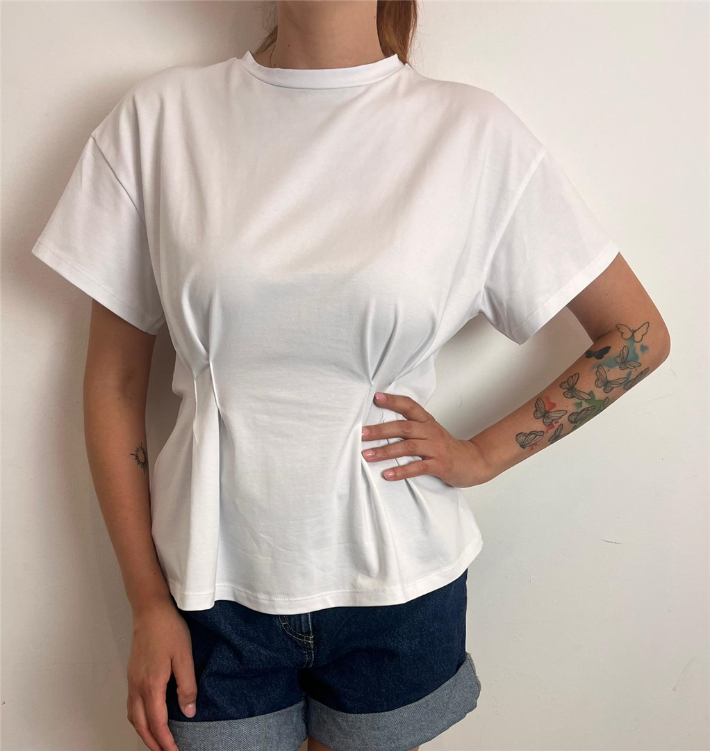 T Shirt Con Ripresa Punto Vita - Please cod. T0V2ATF000 main:sha1=6f94577b69ad5147dae587e16e26c26a09c2e433