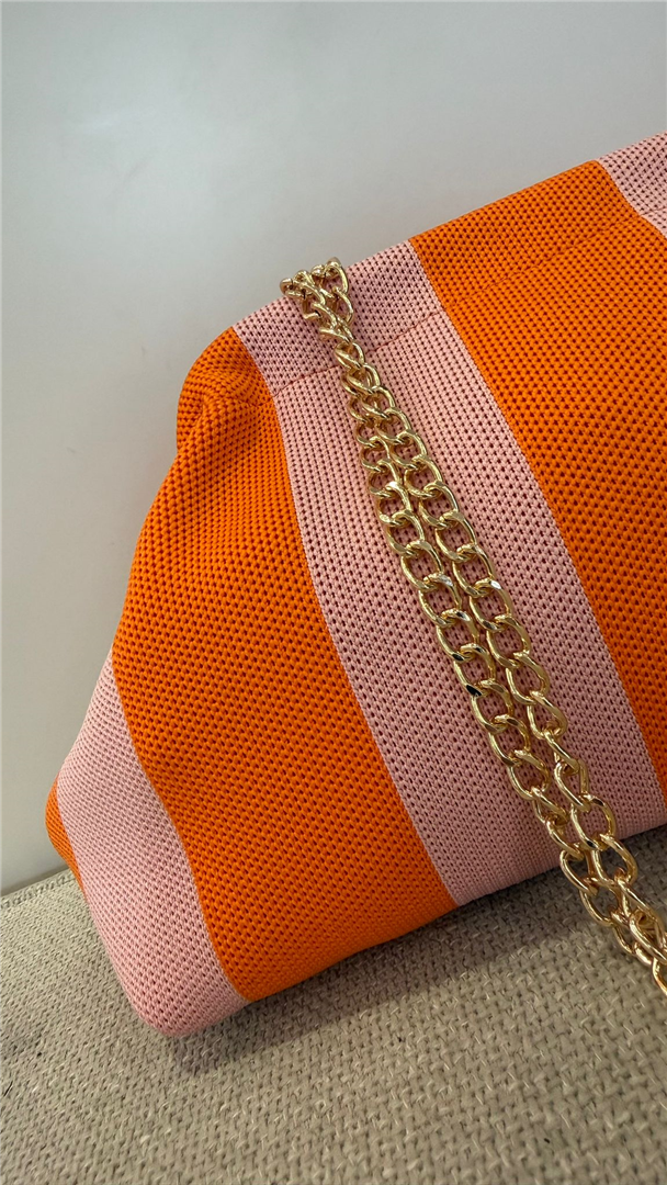 Pochette A Righe New Stripe Con Tracolla - Divisione Chickster's cod. M3606-3606 main:sha1=a154850f2a62134768613149fc03622833382115