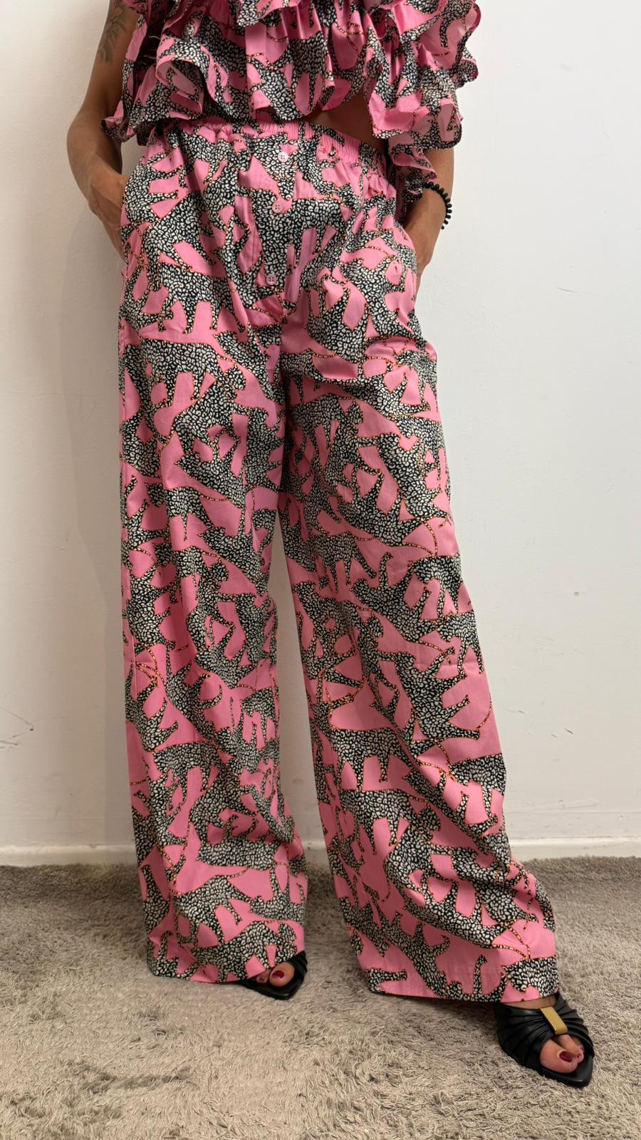 Pantalone Palazzo Con Elastico In Vita Fantasia - Vicolo cod. TAB3347 main:sha1=fd4efb92238073e72903f1a1ccddc16b75227b7b