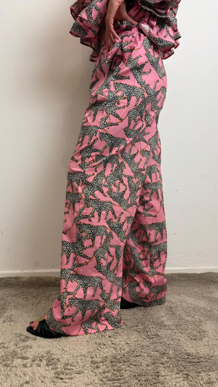 Pantalone Palazzo Con Elastico In Vita Fantasia - Vicolo cod. TAB3347 main:sha1=1dab3e1d42eca02e3f08f8c8943a643c1bfbd77d