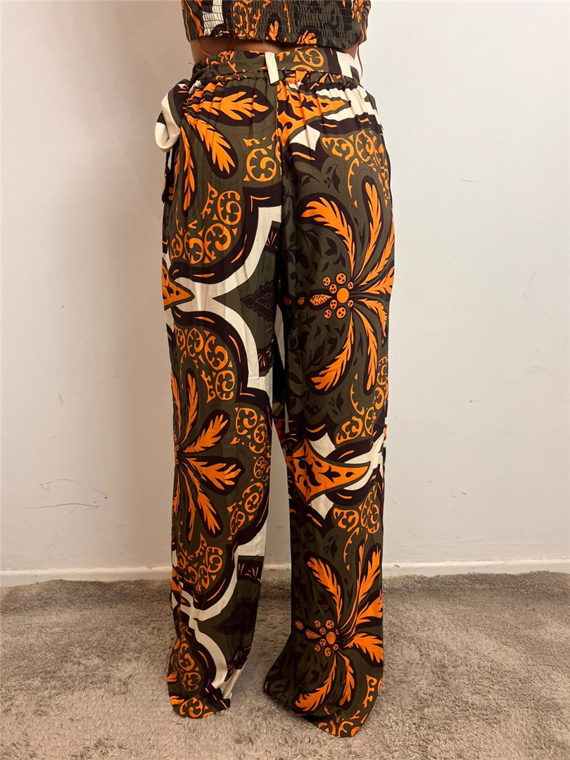 Pantalone Palazzo Con Pannello Fantasia - Vicolo cod. TAB3357 main:sha1=a618a22c0f9869ad4f194f21e7f03044f1de68bf