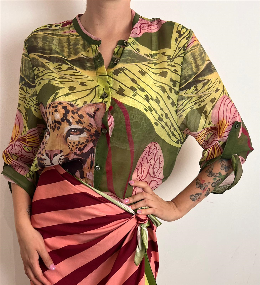 Camicia Fantasia Tigre - Haveone cod. CVS_Q499 main:sha1=e4478c365b0578b29e22dedbe7f4cf0f60e9adf6