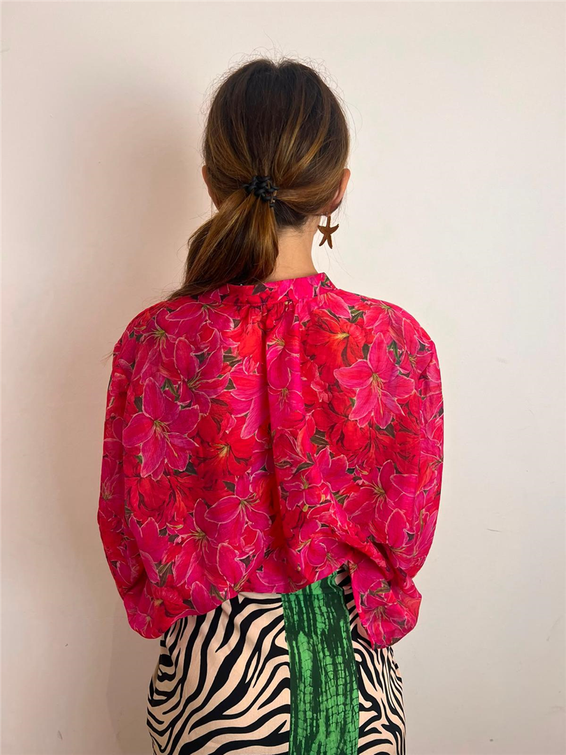 Camicia Stampa Fiore Rosso - Haveone cod. CVS_Q505 main:sha1=7226502b28669ab066f4f9285208550feb224798