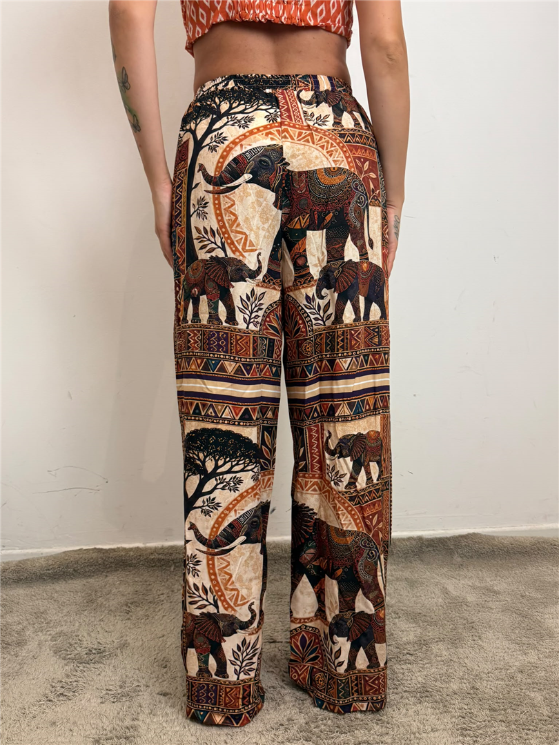 Pantalone Palazzo Con Elastico In Vita Fantasia Etnica - Vicolo cod. TAB3424 main:sha1=a8e31de33bcefc2ebeee29175d6d91c3a1d4a083