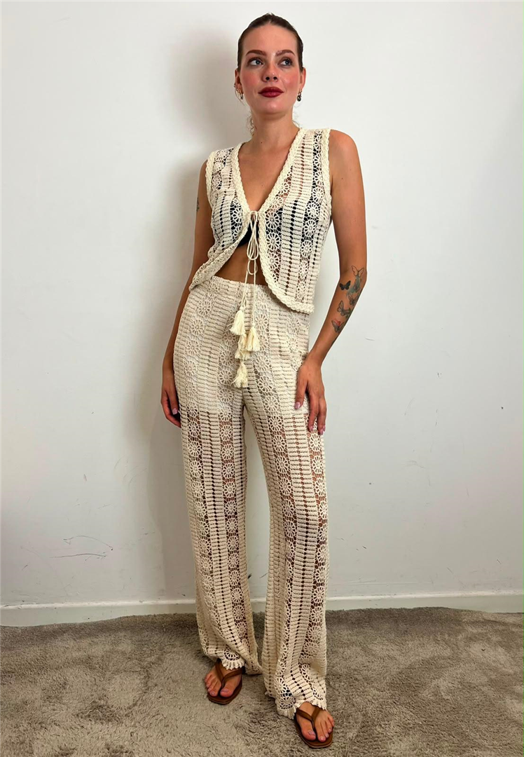 Pantalone Elastico Vita E Coulisse - Haveone cod. PMA_Q574 main:sha1=5200c719093fa8c1726e88d52b6f2b4d9f6ad100