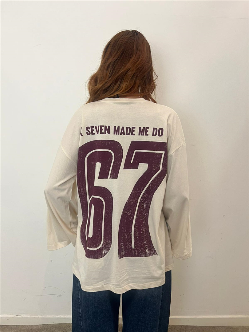 Tshirt Manica Ampia Con Scritta Sul Retro - Vicolo cod. RAC0205 main:sha1=fc24f23e5123dd75ac5281c3cd19550fd40a0c99