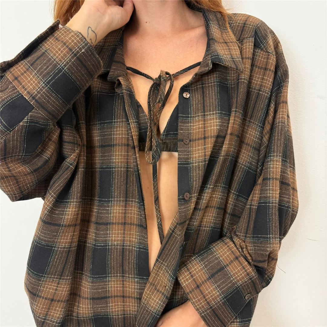 Camicia Over Check - Vicolo cod. TAC0960 main:sha1=d6f72f27f6db18457562732c817e579ec6531044