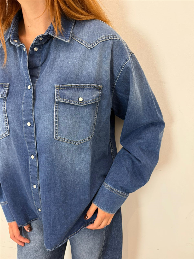 Camicia Denim - Vicolo cod. DAC5131 main:sha1=86463366c8109e6d414d86736f2a8dae34477d2b