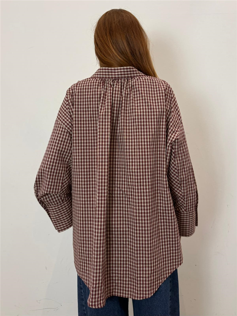 Camicia Over Check Con Bralette - Vicolo cod. TAC0353 main:sha1=a497432264c9f5e30ddb98a009058e9880ddef4c