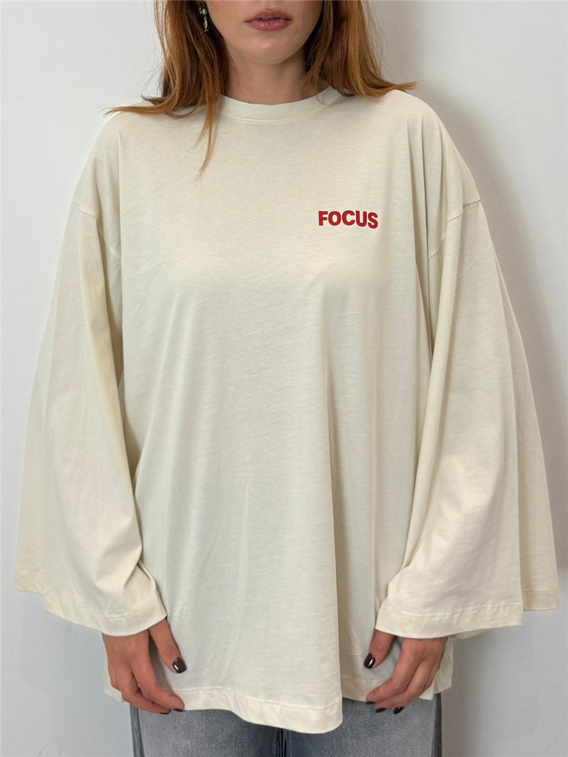 Tshirt Manica Ampia Con Scritta Sul Retro - Vicolo cod. RAC0161 main:sha1=14d248656ba8b902cb65662c73ee94f24f784c64