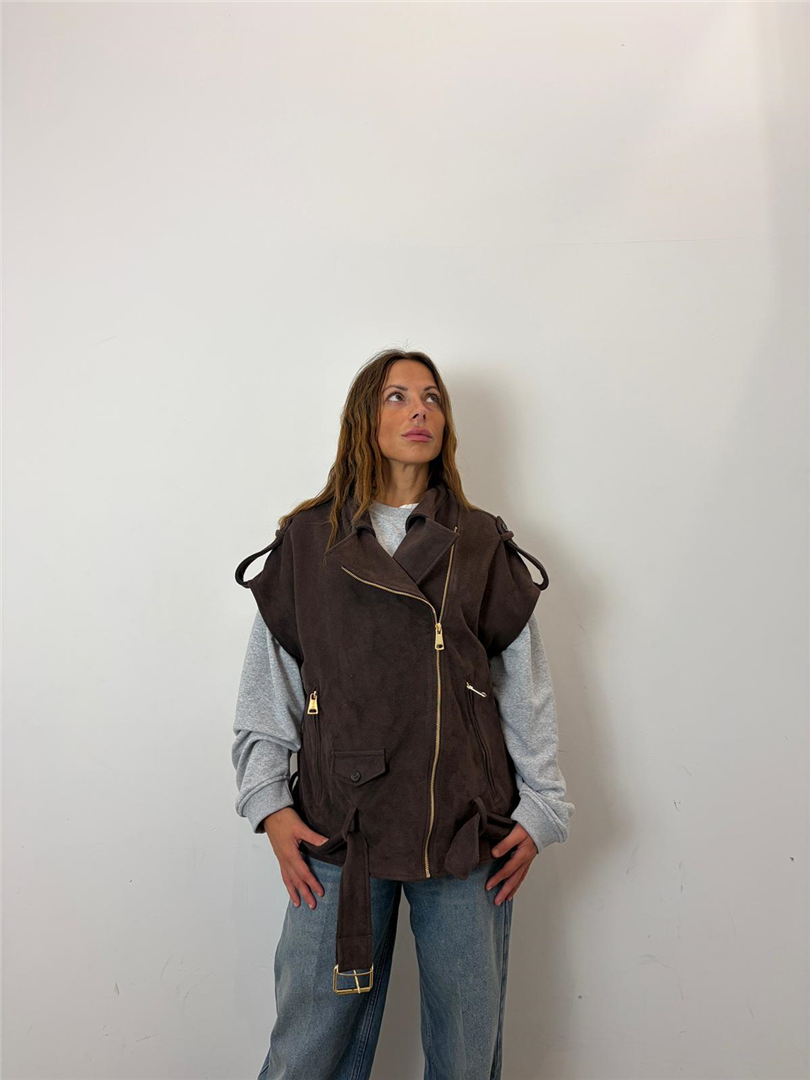 Gilet Biker Suede - Haveone cod. LVI_R013 main:sha1=e97a04ab27306c9f0ef140f20887be3885e9e150