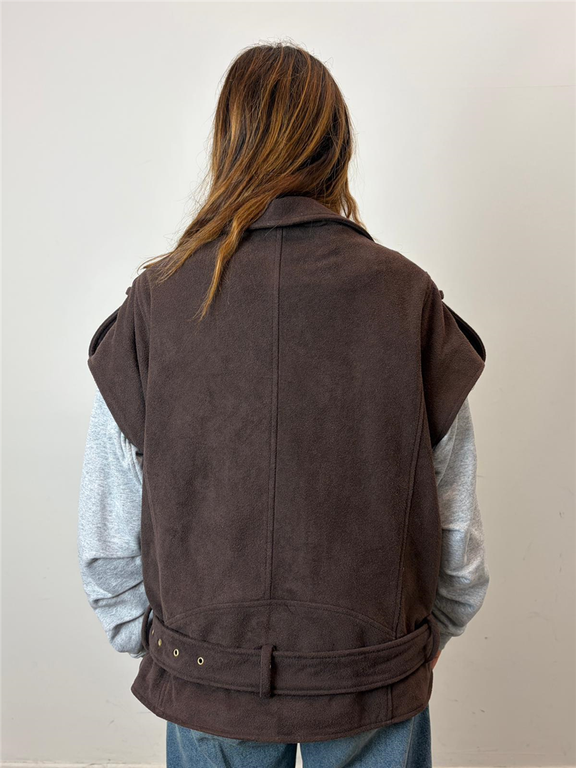 Gilet Biker Suede - Haveone cod. LVI_R013 main:sha1=dbe418b67201f17c79f10ecb8f07f57d3ef16dea