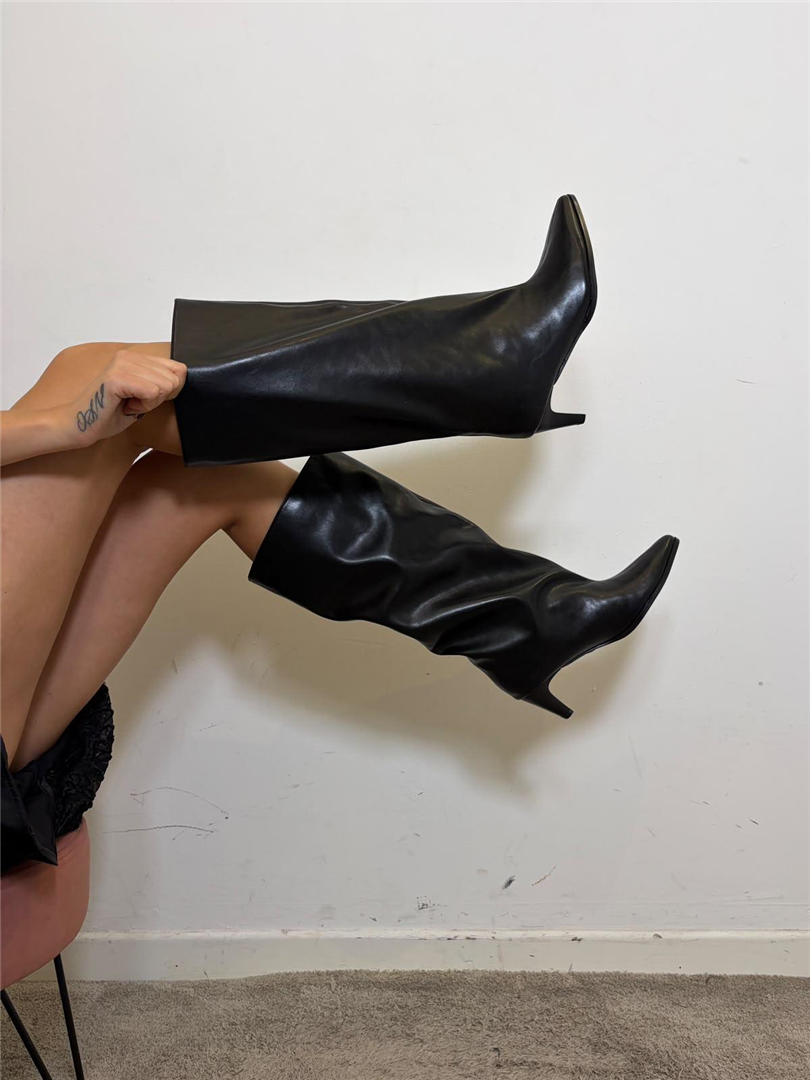 Stivale Alto Gambale Ampio Tacco Stiletto Cm 6 - Gold&gold cod. GY506 main:sha1=75da5e1e548b6b08079bba364b33b010c309e883