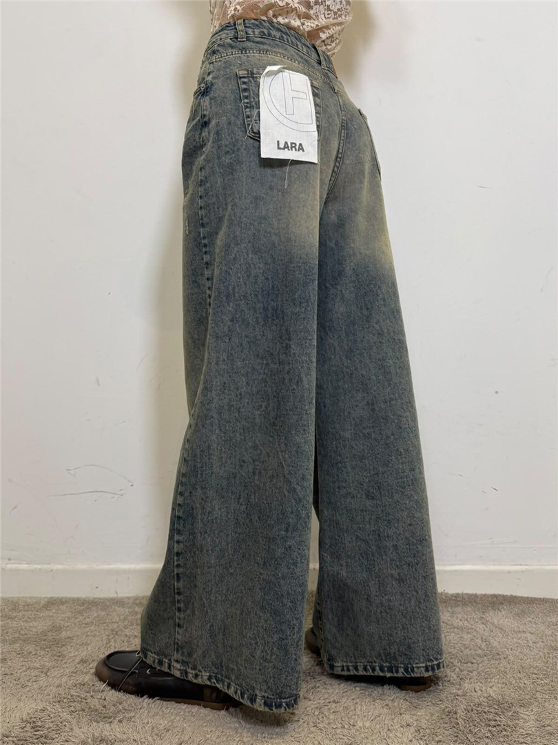 Jeans Lara Super Wide Denim Rotture - Haveone cod. PGZ_R072 main:sha1=dd91e448d0e8d52f8f2d3641a5f3dfed38864555