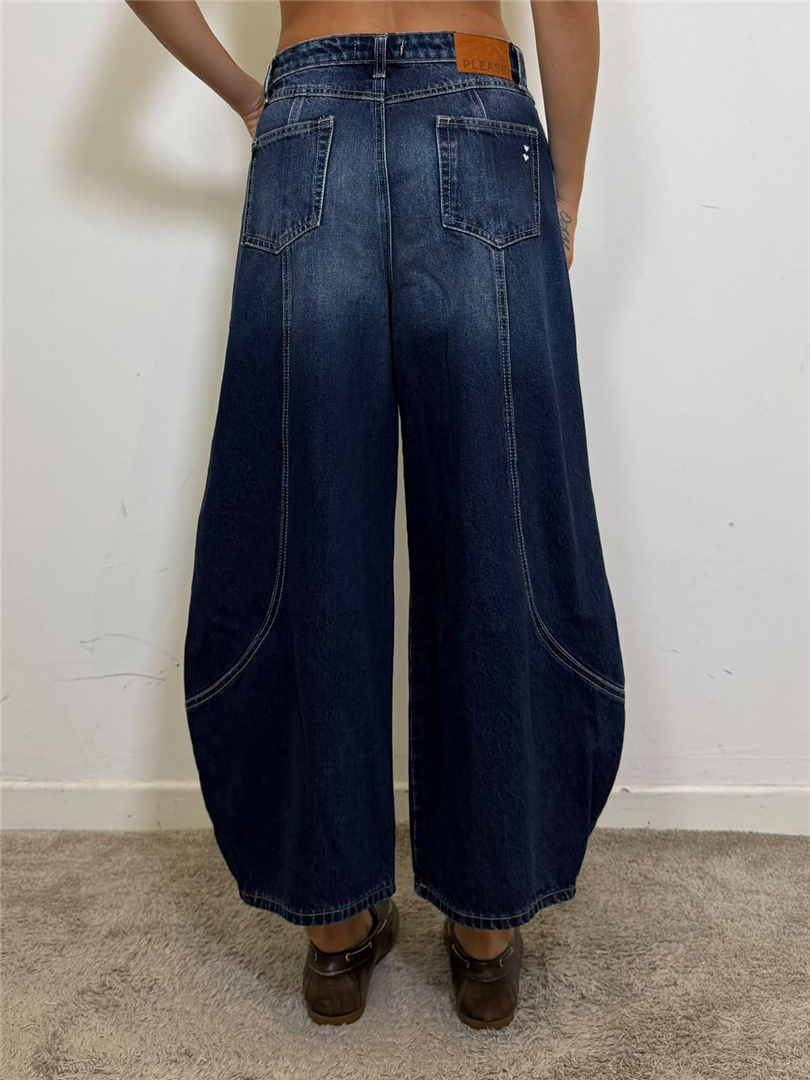 Jeans Ballon Fit Con Cuciture Arrotondate - Please cod. P3TEEJUERT main:sha1=3a9ad06d8423d6799d9cbaa82492e507d6bcf201