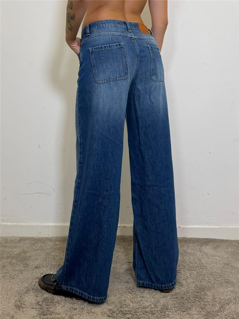 Jeans Gamba Ampia Lavaggio Sfumato - Please cod. P3PSCQZCDW main:sha1=1c22b87d996a9d9b76d5ebbcaf02dee32cd4dde3