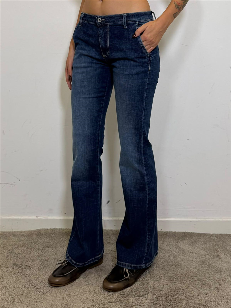 Jeans Flare Fit Fondo Svasato Tasche Chjno - Please cod. P3RCDLYW9I main:sha1=a4e2d8040033882cbd919e04fe3f4d6eac2ff891