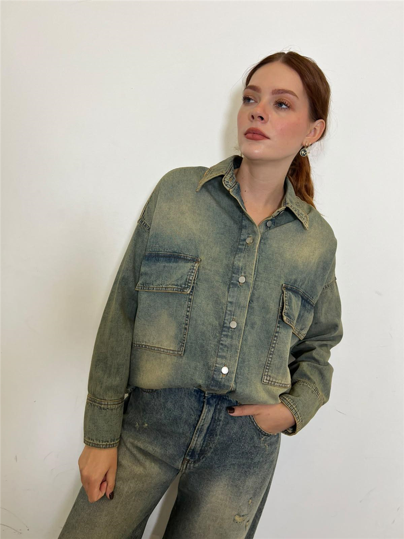 Camicia Oversize Fondo Stondato - Haveone cod. CGZ_R029 main:sha1=8778118568b5a9b92f2ff5edf5eff1ecb7622e33