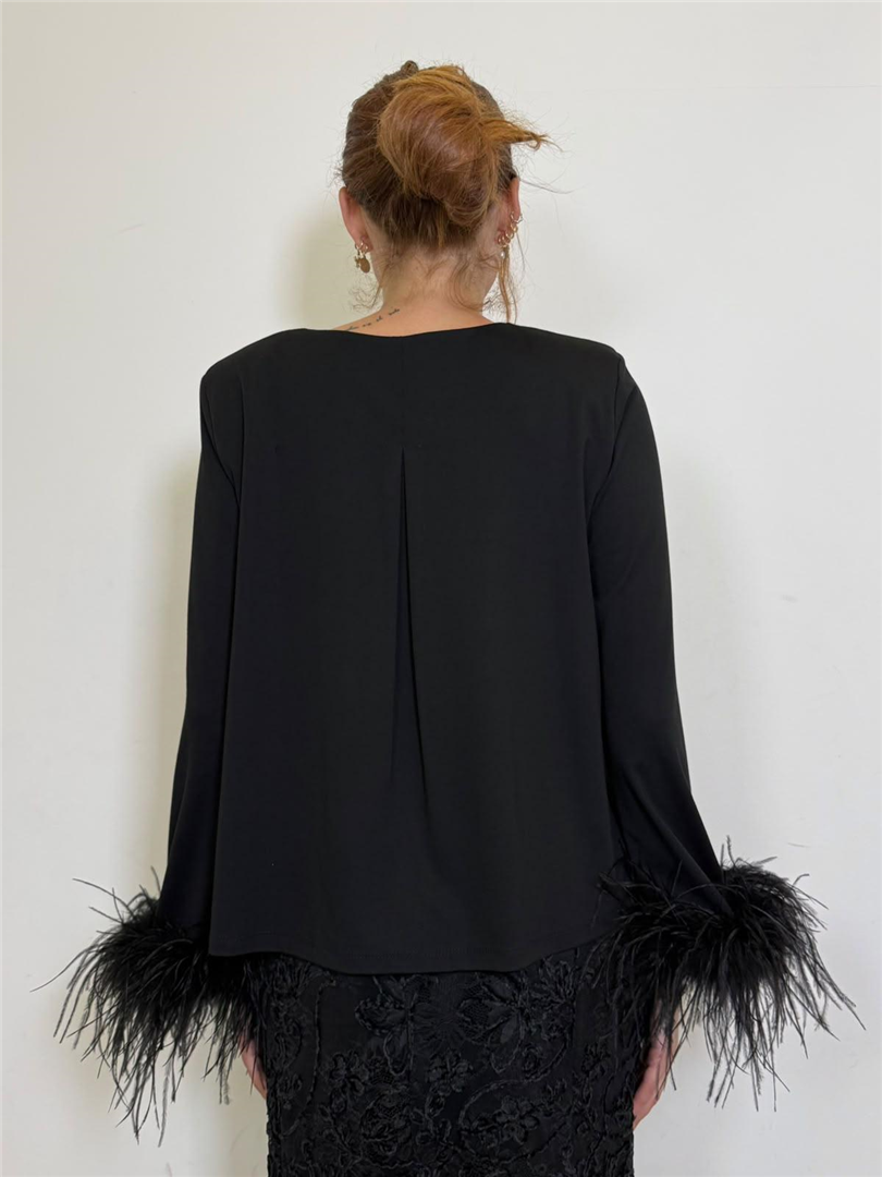 Blusa Con Inserti Piumati - Imperial cod. CPE2MGY main:sha1=7bc85ac792d04a2b2b994efc4532b62f842c84d9