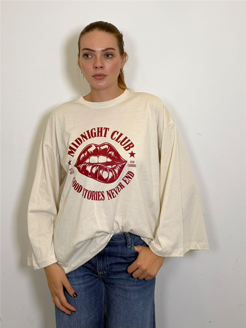 Tshirt Over Manica Ampia Stampa - Vicolo cod. RAC0262 main:sha1=81d3b9dbe283d4b5fc636facd98023a2121f87b1