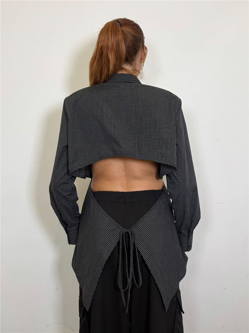Camicia Open Back Con Lacci - Vicolo cod. TAC1230 main:sha1=10b3ddc547eaa7bfa6788d28a66caa432d1449ef