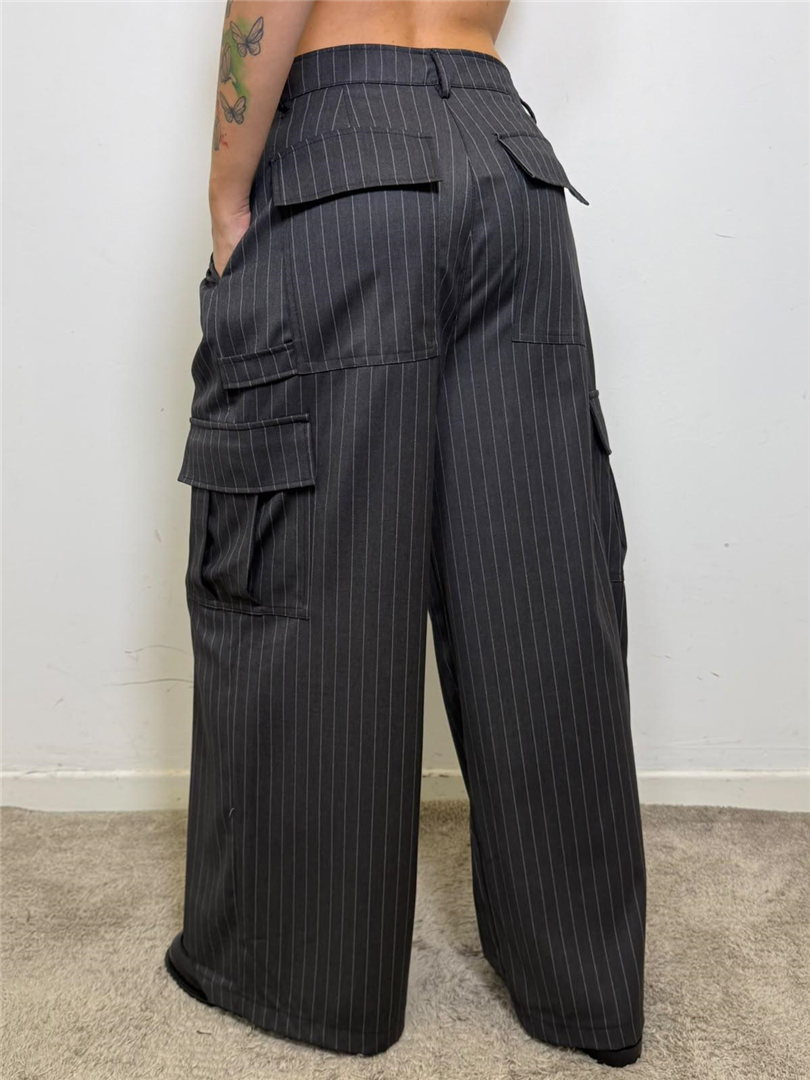 Pantalone Cargo Gessato - Vicolo cod. TAC1273 main:sha1=1acdbf76cb668fd75f1965830064efaedff805da