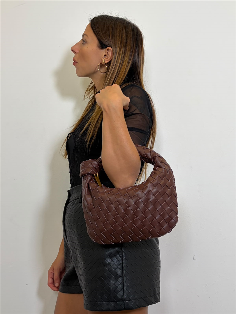 Borsa A Mano Intrecciata Con Nodo - Divisione Chickster's cod. M3607 main:sha1=58ad9d44ba51f5c14a3d2f7d338be75ecc9b9de5