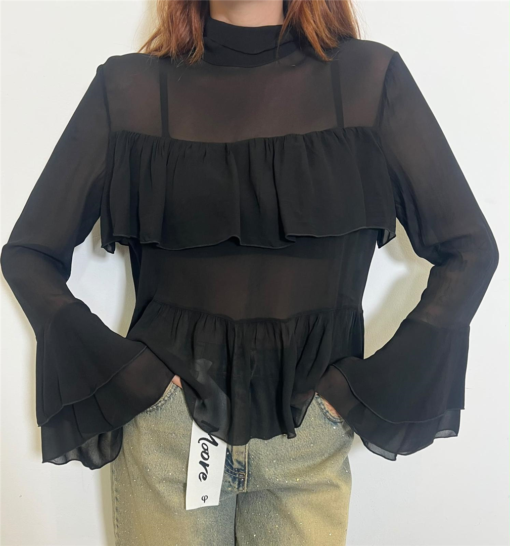 Blusa Con Balze - Philia Loft cod. W03G0008 main:sha1=82b88d1d719aaa004444b1b82a369fd2ba27a20f