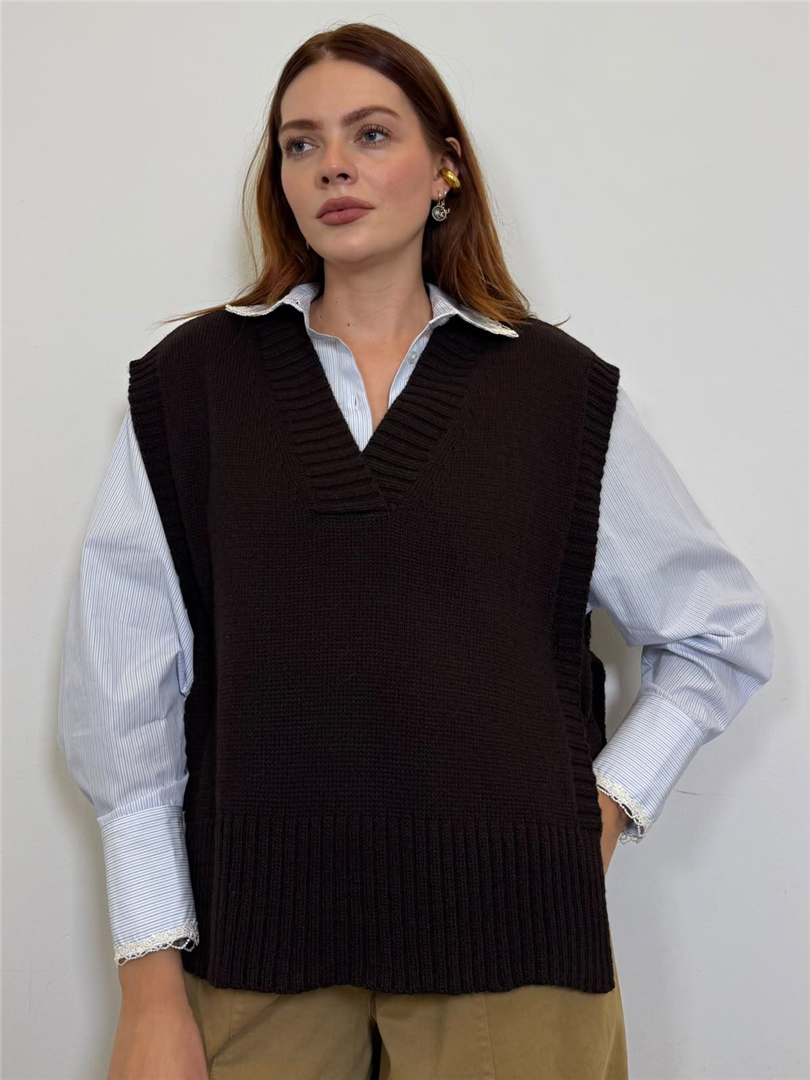 Gilet Over Con Bottoni - Souvenir cod. S40B0055 main:sha1=32a94a2642a1930141b83561b638cb6f8fd02210