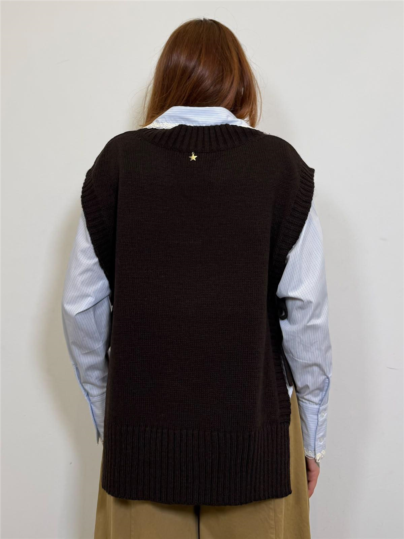 Gilet Over Con Bottoni - Souvenir cod. S40B0055 main:sha1=317ef1e8cf5d046c5eec77661f85c615029f5a55
