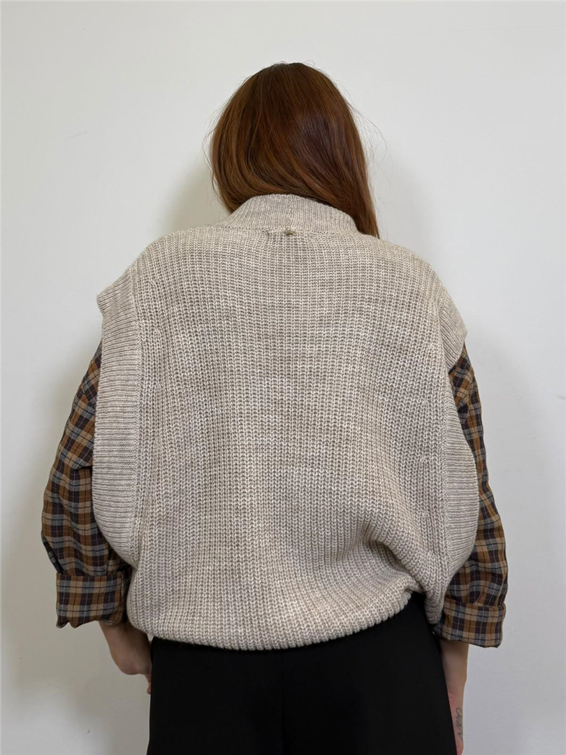 Gilet Over Con Bottoni - Souvenir cod. S40B0056 main:sha1=d49d050cd9d151703cb4af27023d0453826eb0cf