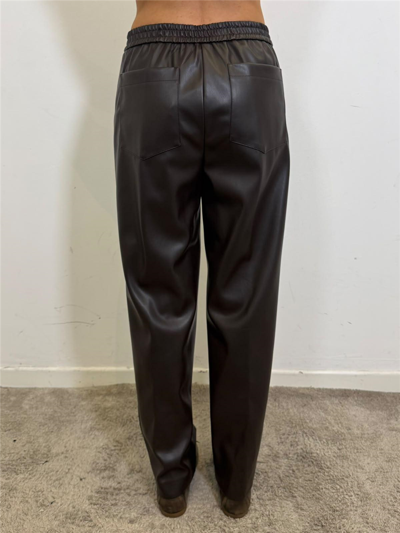 Pantalone Ecopelle Con Elastico In Vita - Souvenir cod. W40S0317 main:sha1=5f25d6b289cc9782287e87408bad1502f461e661