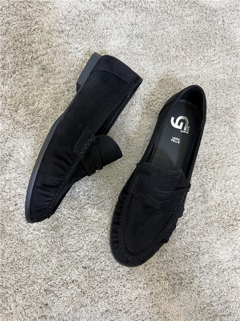 Mocassino Effetto Scamosciato Con Dettaglio Arricciato Sul Davanti - Gold&gold cod. FG41 main:sha1=5374ae322ab966ab461bc78fa6c02541542684cb