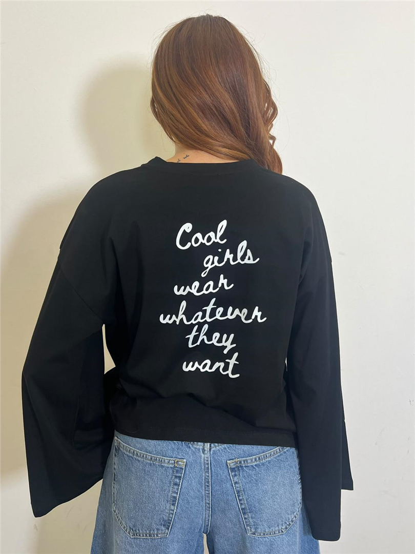 Tshirt Manica Ampia Stampa Cool Girls - Vicolo cod. RAC0240 main:sha1=23b148b940f2ea34a0a5fa033e63efbce12217aa