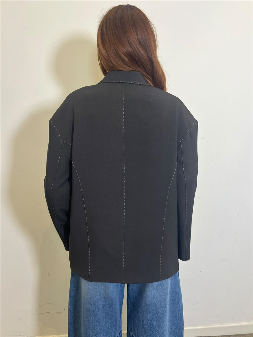 Blazer Over Impunture X Contrasto - Vicolo cod. TAC0319 main:sha1=0110604a1adf83b4e82e98061f3e205029eb63d0