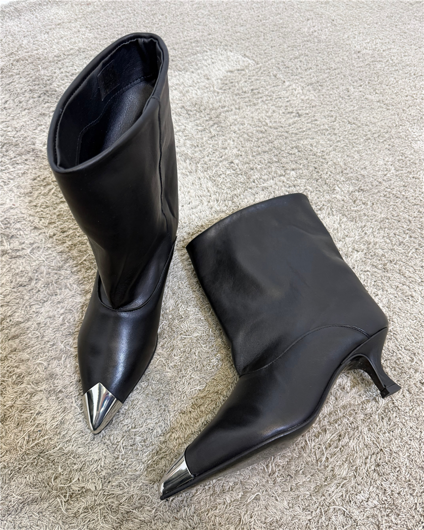 Stivaletto Con Puntale Metallo Tacco 6 - Via Mondana cod. AS91 main:sha1=f816bd61dee14f3548b16fa84de0fbb5b7b36167