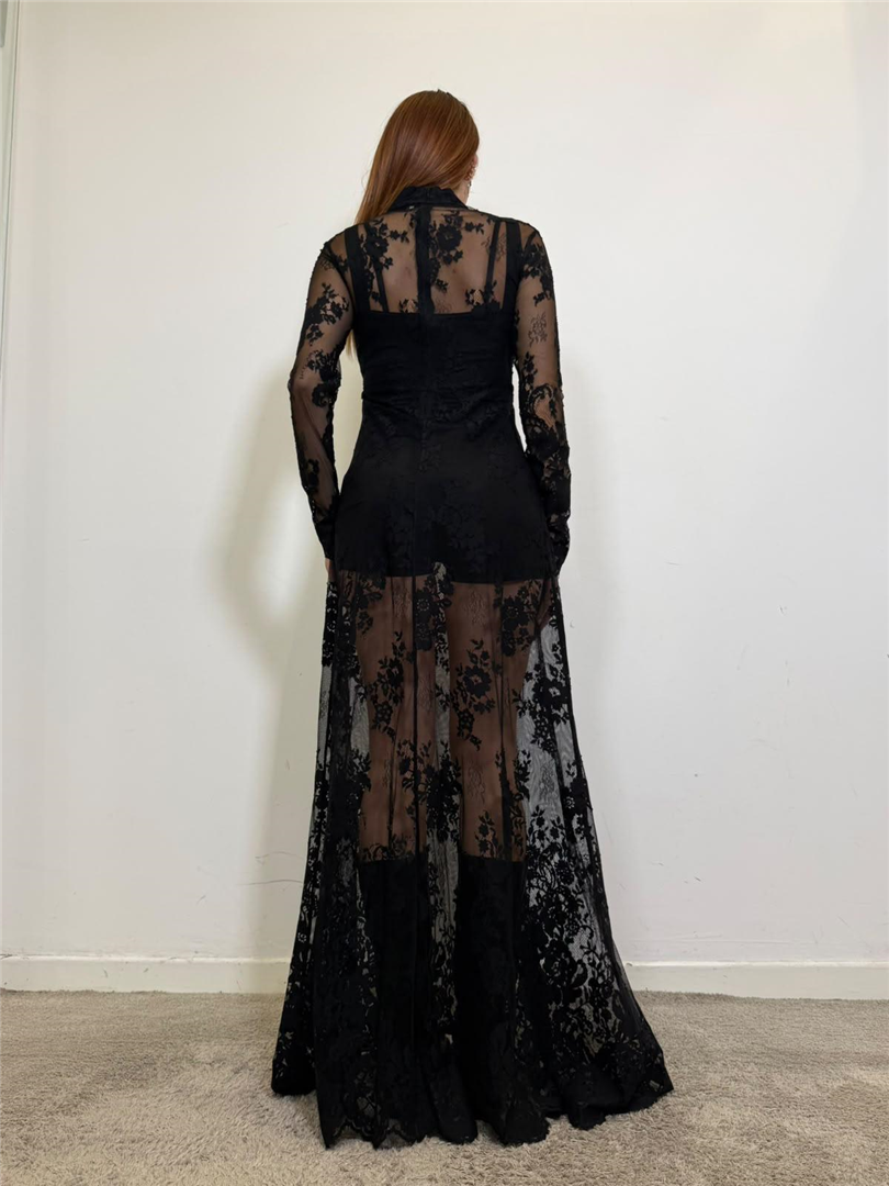 Nara Dress Abito Lungo In Pizzo Floreale - Silence Limited cod. SLAB038 main:sha1=05a5fd79c769466be13a839134af4f845dd07c7e