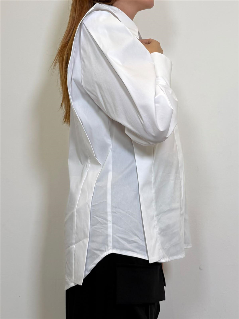 Yvonne Shirt Camicia Con Dettaglio Sovrapposto - Silence Limited cod. SCALA025 main:sha1=833cb28f329cf44422f7f6f302140fe165e83117