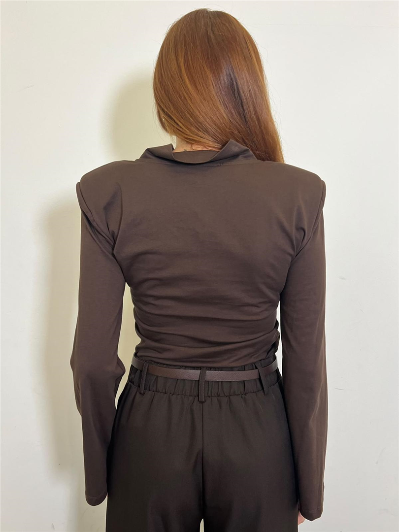 T Shirt Collo Drappeggiato Con Spalline - Haveone cod. TVS_R050 main:sha1=72df74ec2ce18e444c4fdb91112d46440905cf8b