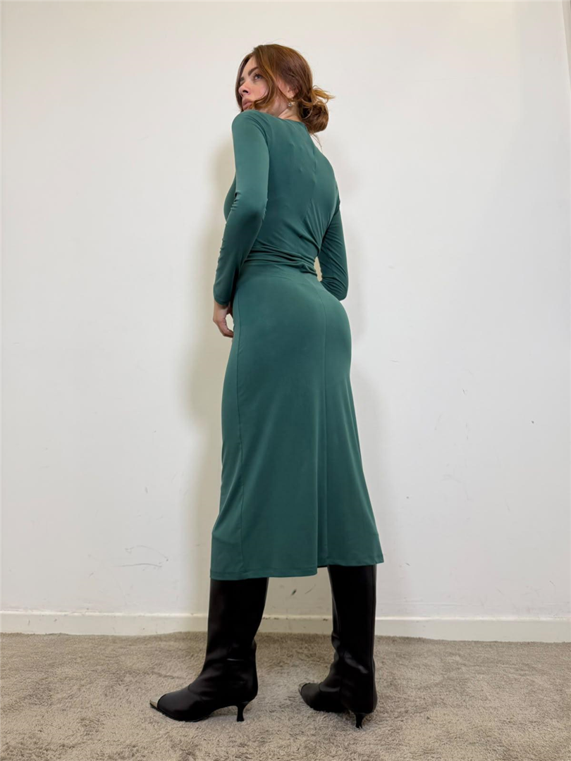 Abito Midi Drappeggiato - Vicolo cod. TAC1604 main:sha1=67d909901eae31f81f0dd407832ed57e92f3a56e