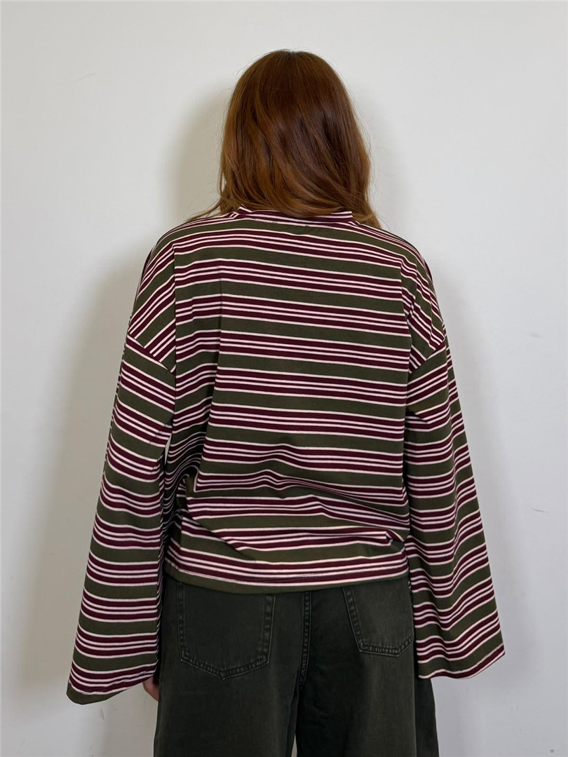 Tshirt A Righe Manica Ampia - Vicolo cod. UAC0188 main:sha1=7023dea994d5c97cf440aaeda0d02bde7fc26ad6