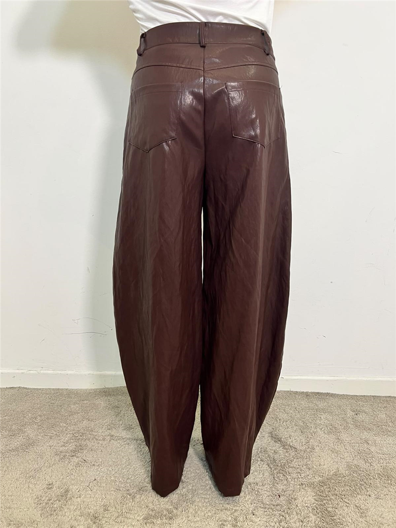 Pantalone Barrel Ecopelle - Philia Loft cod. D03N0870 main:sha1=c1fc166debf4406d65c12d804ff1a37e32219457