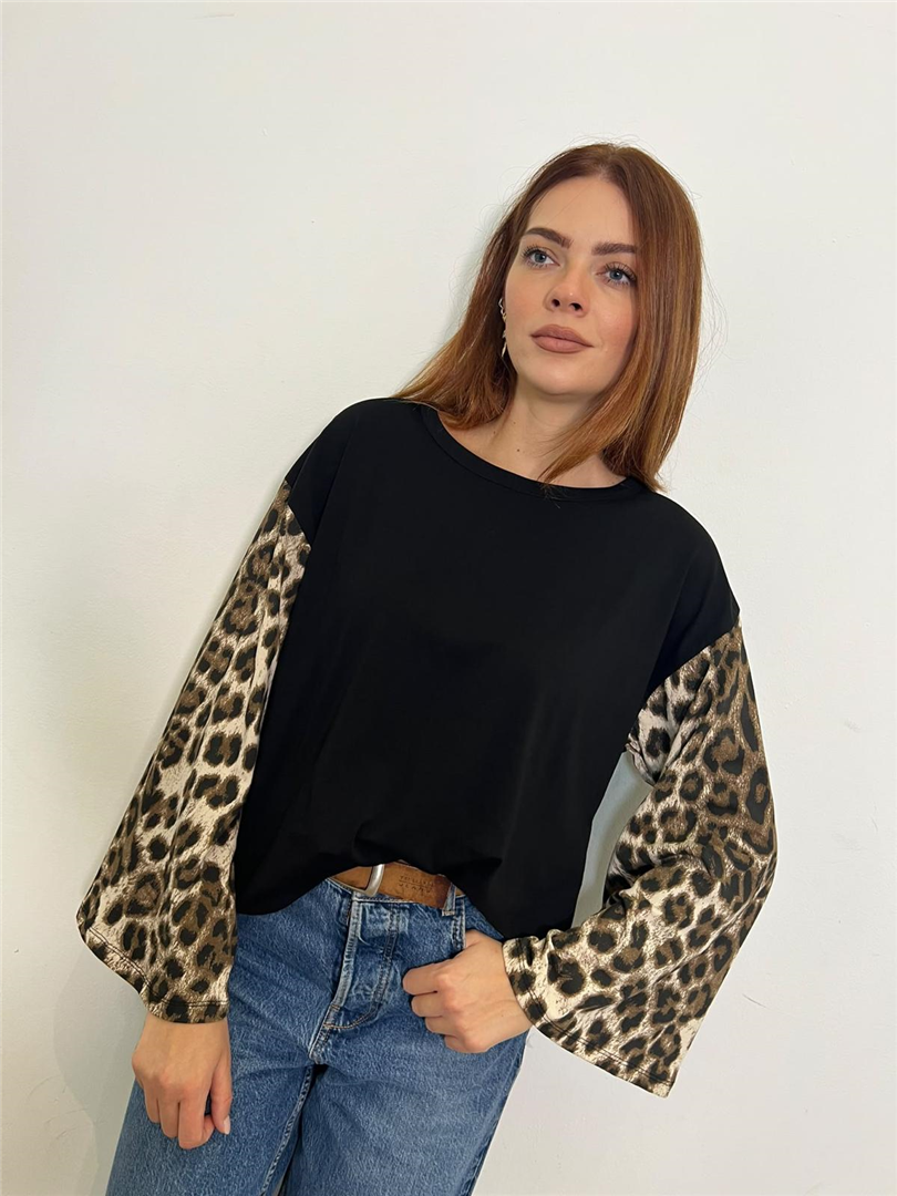 T Shirt M/lunga Campana Stampa Macula - Haveone cod. TXT_R042 main:sha1=ba579981174c7f268b5308d79962d85c334b1110